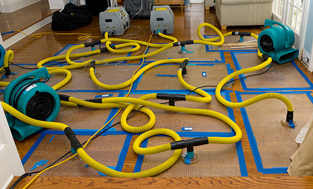 Professional Burst Pipe Water Damage technician working in Chickasaw, OH